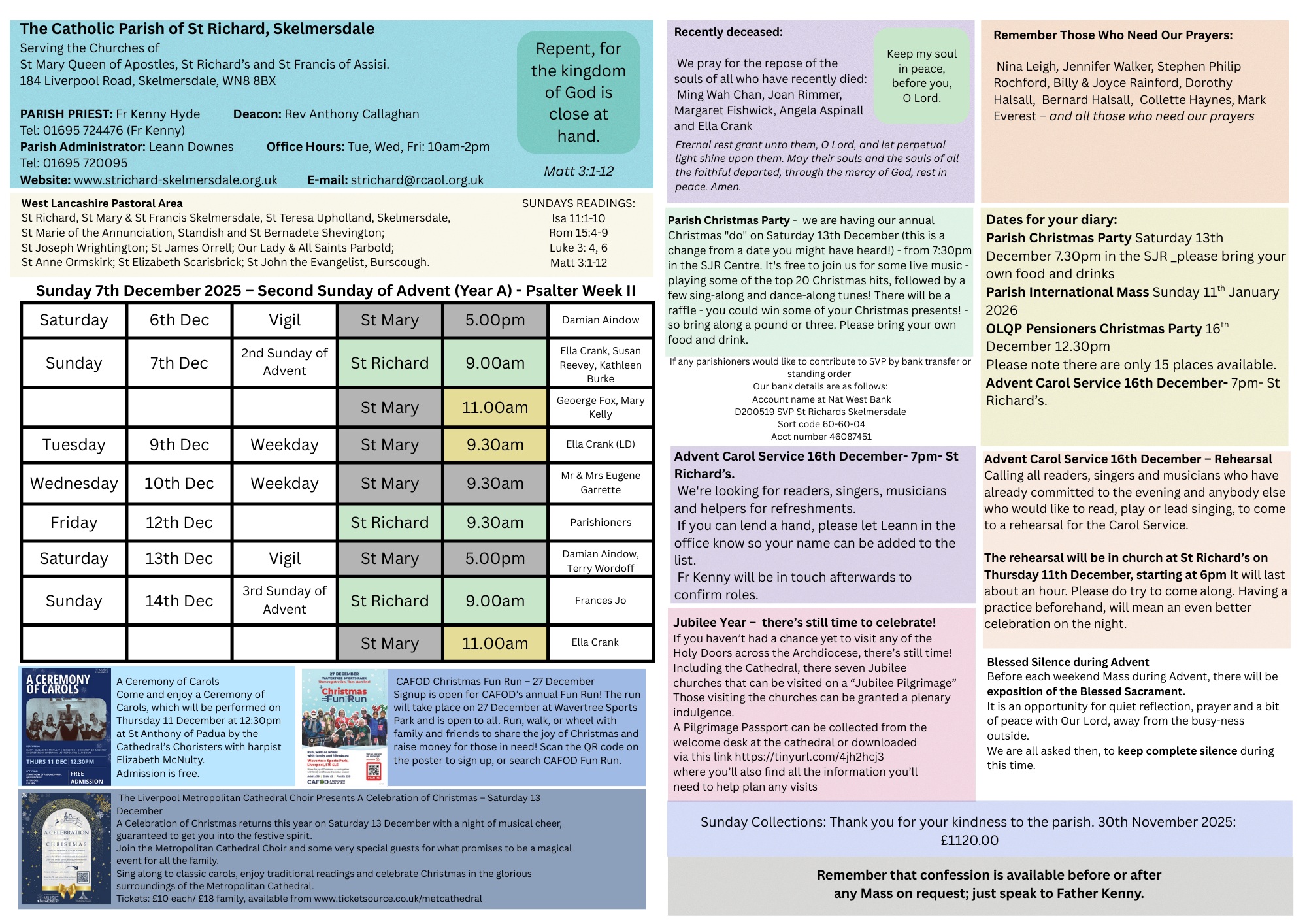 Newsletter 7th December 2025